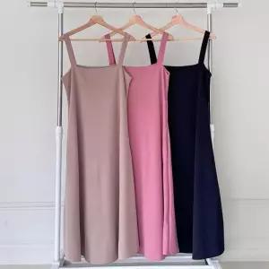 빅사이즈원피스 X502L603 이브닝플레어끈원피스 FN