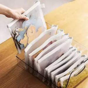 망사 사이즈 중형 A5 파우치