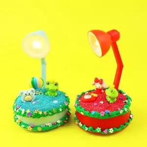 [키득키득]팝업 봄날의 개구리 미니램프 만들기 패키지