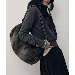 매장정품 OURDAYZ 버밍엄 데님 더플백 [BLACK]