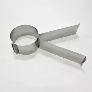 150mm벽면고정브라켓 /스텐연통 화목난로 벽난로 보일러