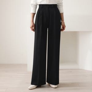 [시크라인] (~XXL까지) 호안 비죠 하이웨스트 핀턱 슬랙스(롱/미니) 봄 가을 데일리 일상 캐쥬얼 출근룩 빅사이즈