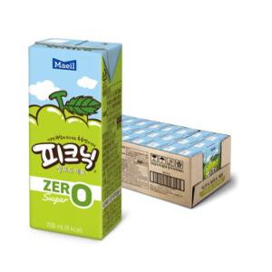 피크닉제로 제로주스 청포도 200ml 24개