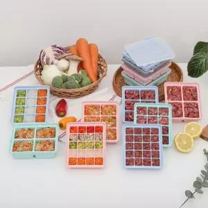 2P 네오실리 국산 실리콘 얼음틀 다진마늘 이유식 냉동보관