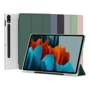 데이웍스 갤럭시탭 S7 S8 북커버 케이스 S펜 수납 스마트 커버