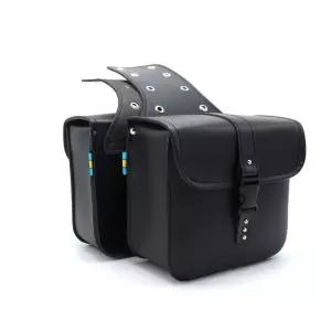 오토바이 사이드백 바이크 가죽 바이크가방 할리 리어백