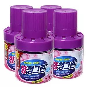 청그린 변기세정제 병 180g 4개 라벤더향 세제 세정제 국내생산