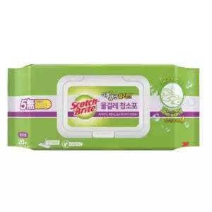 3M 물걸레 청소포 일회용 청소 물티슈 표준 28cmx21cm/사무실/청소용/정전기/티슈/물걸레포/부직포/업소