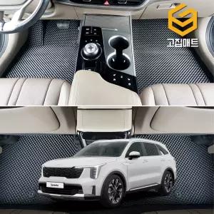 더뉴 쏘렌토 MQ4 PE 고무 카매트 바닥 발판 깔판 발매트