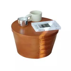 대형 셰이커 박스 장식 상자 수납함 피크닉 보관함 정리함 호두 월넛 인테리어 빈티지