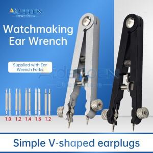 시계 밴드 리무버 플라이어 6825 스프링 바 스트랩 알루미늄 합금 수리 제거 도구 V 자형 조절기