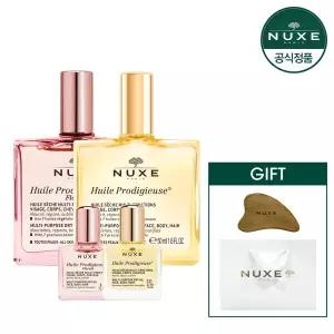 [더블] 눅스 윌 프로디쥬스 멀티 드라이오일50ml + 플로럴오일50ml + 미니2종GIFT
