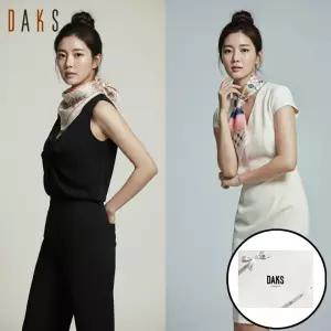 [백화점출고] 닥스 스카프 여자 여성 미니 사각 봄 가을 하늘하늘 산뜻한 명품 고급 실크스카프 머플러 선