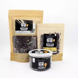 고창 황토밭에서 재배한 흑찬 품종 검정볶음땅콩 1개 200g