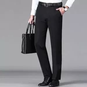 [하프클럽/]빅사이즈 남성 정장 일자 슬랙스 팬츠 ON-SLA-QWFN1W4F