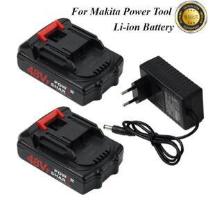 21V 48VF 7500mAh 고용량 충전식 리튬 이온 배터리 (마키타 18V20V 전동 공구 호환) EUUSAUUK 플러그