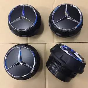 자동차휠캡 자동차 허브 나사형 센터 커버 AMG 메르세데스-벤츠 호환 타이어 c63 g63 s65 e63 s450 s680 개