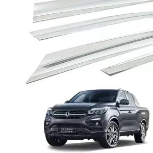 [콩심팥심]렉스턴스포츠 크롬 썬바이저 차량용 윈도우 진흥 4P