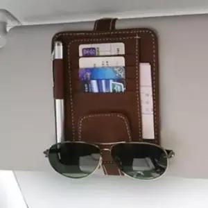 [CAR] 차량용 선바이저 수납 포켓 자동차 안경 거치대 차량 정리함