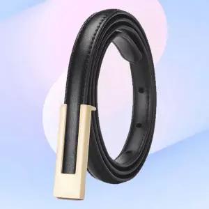 WL 버클 출근룩 밸트 슬림 허리 원피스 패션 얇은 캐쥬얼