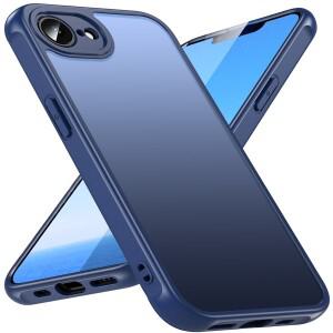 아이폰 17e / 레트로 케이스, 하드 PC 반투명 무광 후면 & 소프트 TPU 충격 방지 보호 커버 (애플