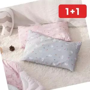 유아베개 아기 유아 무지퍼 봉제 베개커버 베개솜포함 (1+1)