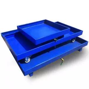 바퀴 스탠 폐유 빠레트 팔렛트 이동 기름 운반 오일