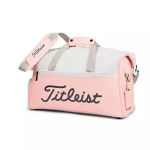 [타이틀리스트]타이틀리스트 골프백 가방 화이트 핑크 엘리트 라이트 보스턴백 TA23ELBBK