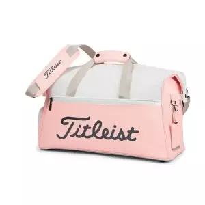 [타이틀리스트] 골프백 가방 화이트 핑크 엘리트 라이트 보스턴백 T...