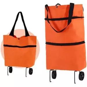 [RIZPICK]접이식 쇼핑 카트 핸드 카트 장 바구니 휴대용 바퀴형 가벼운