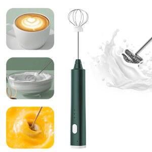 PCS USB 충전식 핸드 헬드 에그 커피 냉동 메이커 와드 프로더 비터 포머 우유 전기 속도 믹서