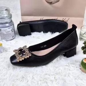 제이시 3cm 소가죽 굽낮은 큐빅 플랫 웨딩 슈즈K446