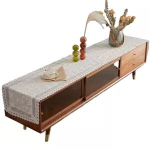 거실장 덮개 대형 레이스 커버 장식용 방수 티비다이