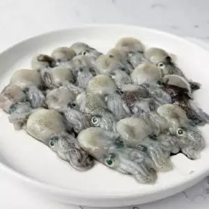 국내산 급냉 귀꼴뚜기 500g 냉동 귀오징어 숙회용