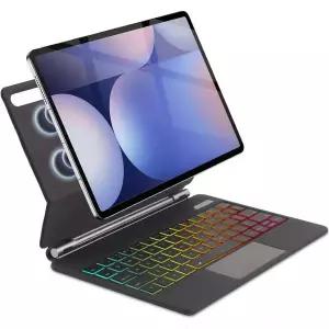 11968819 태블릿 키보드 북커버 케이스 갤럭시 탭용 터치패드 매직 S10+ 플러스/S9+ 플러스/S8+ 플러스/S7+