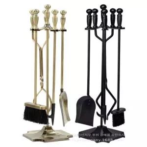 벽난로 집게 삽 화덕 오븐 야외 아궁이 단철 브러시
