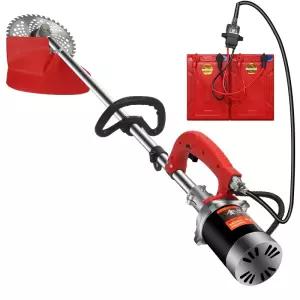 무선 견착식 예초기 브러시리스 제초기 잡초 자르기 24V 브러시 모어 + 배터리