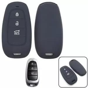 호환 모던 투싼 소나타 산타페용 A 실리콘 자동차 키 케이스 커버 홀더 가방