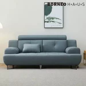 아트박스/보루네오 엘리브 센트 3인용 통가죽 소파 4컬러 ss001