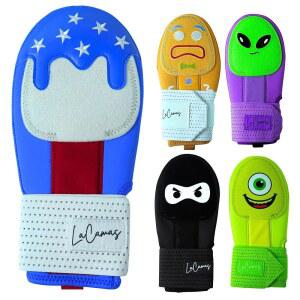 라카마스 야구 슬라이딩 미트 u2013 청소년 및 성인 사이즈 드리피 디자인(진저브레드, 닌자, 아이스크림, 에일리언, 미국, 사이클롭스) 왼손 오른손 보호 손 손목