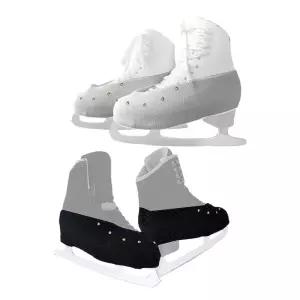 아이스 스케이트 신발 커버 부츠 피겨 스케이팅 블랙 화이트 보호