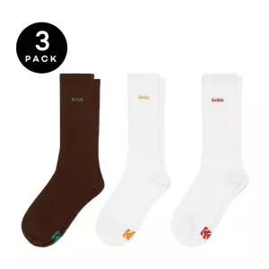 [아웃도어스/언더아머]코닥 미니 로고 자수 양말 3PC BB K5143LSC28 MUL