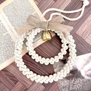 마크라메 리본 도어벨 만들기 1인용 취미생활 인테이어소품 나만의작품 DIY 생일선물