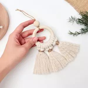 심플디자인 마크라메 태슬 만들기 1인용 유럽감성 인테이어소품 직장인취미 30대 DIY