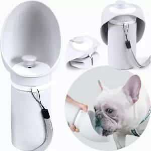 풀리 휴대용 개 물병 산책 하이킹 야외 활동에 완벽한 개용 접이식 물그릇 누수 방지 정수기 식품 등급