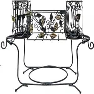 메이프스 식기 캐디 실버웨어 또는 냅킨 및 접시 홀더 피크닉 캠핑 바비큐 파티 이벤트를 위한 이상적인