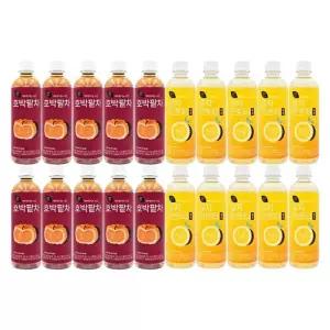일화차시 500ml 2종 혼합 각 10개씩 / 호박팥차 + 레몬민트티 제로 / 총 20페트