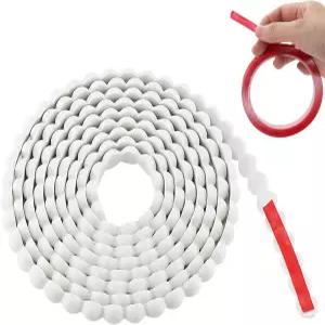 유연한 필 앤 스틱 월 트림 10피트 자체 접착 진주 구슬 몰딩 - 백스플래시 미러 캐비닛 액자 및 홈 데코를