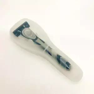 휴대 휴대용 면도기 반투명 수납 케이스