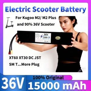500W 고출력 쿠고 M2 / 플러스용 36V 전동 스쿠터 배터리 10S4P 팩 15Ah 15000mAh 충전식